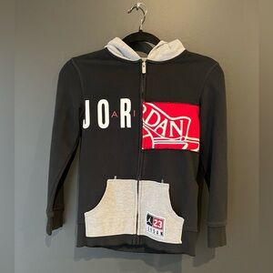 Boys Jordan zip-up hoodie. Small 8-10yrs